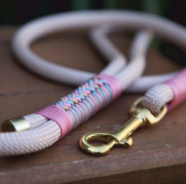 Trio Paracord Leash - Pink